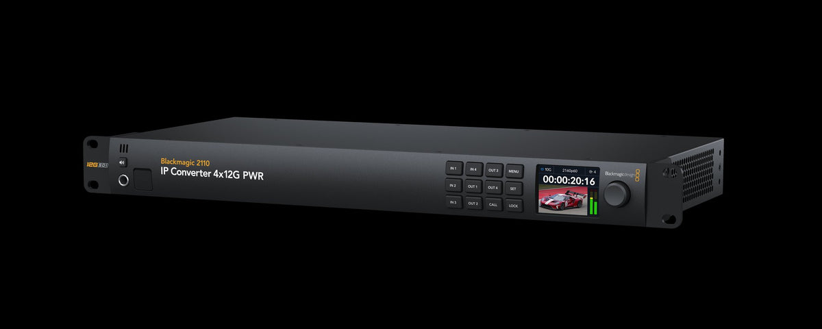 Blackmagic 2110 IP Converter 4x12G PWR